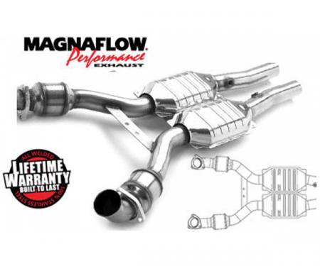 Corvette Y PIpe,Front,Magnaflow,With Cataytic Converters,2004