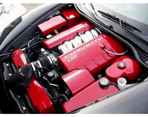 Corvette Body Color Engine Kit, LS2/ LS3, Pre-Painted, 2005-2013