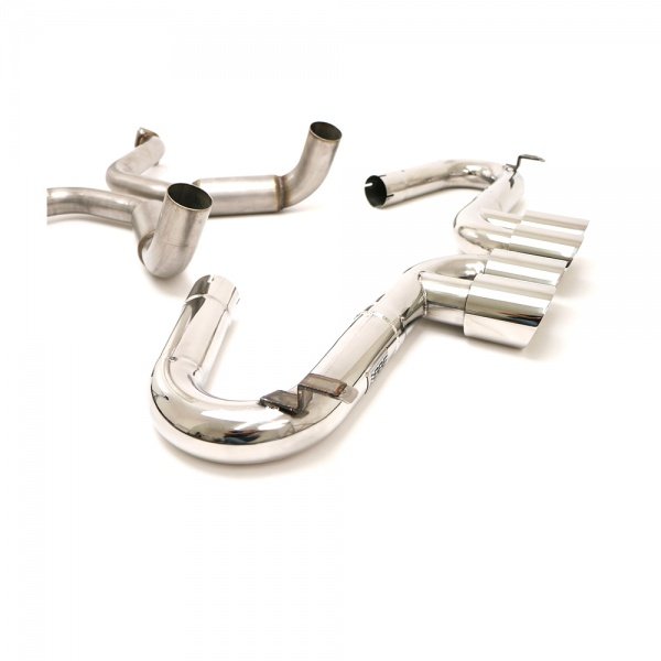 Corvette B&B Exhaust System, C5 Bullet Quad Round Tips, 19972004 Corvette Depot