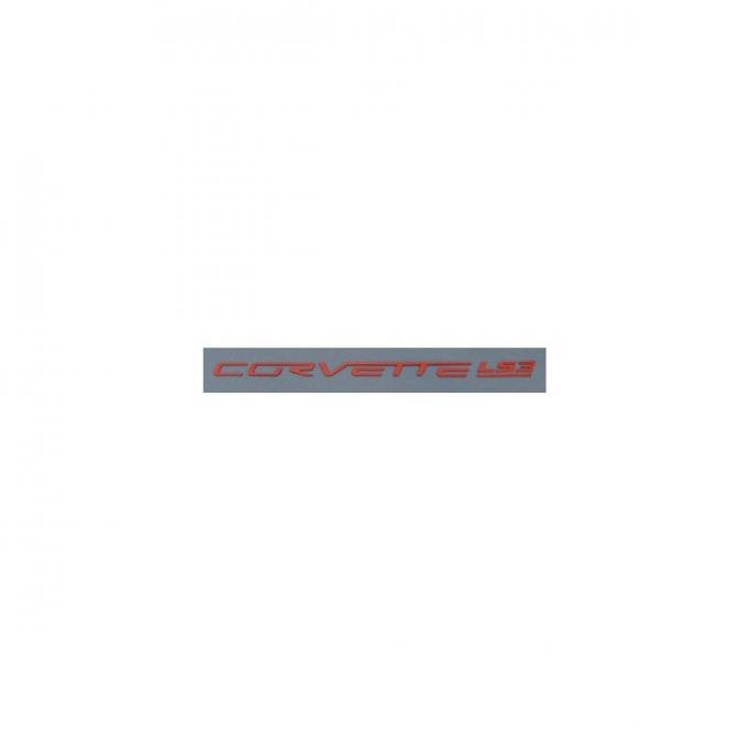 Corvette Fuel Rail Letter Set, LS3, Gloss Red, 2008-2013