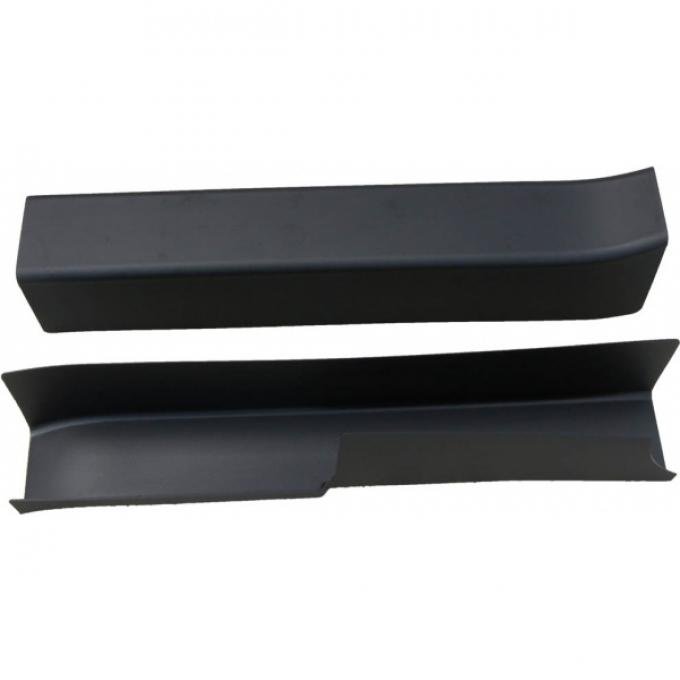 Corvette Sill Ease Protectors, Black, Without Letters, 1990-1996