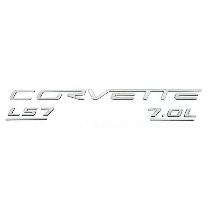 Corvette C6 LS7 Fuel Rail Letter Kit, 2006-2013 |  Ultra Chrome
