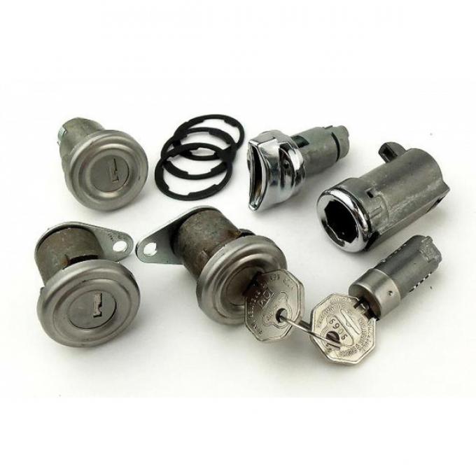 Max Performance Complete Lock Kit With Original Keys, Concours Correct| PY301A Corvette 1960