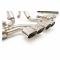 Corvette Fusion Exhaust System, B&B, With Quad Oval Tips, 1997-2004