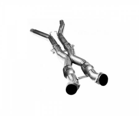 Corvette 3'' x OEM Stainless Green Catted X-Pipe, 2014-2017