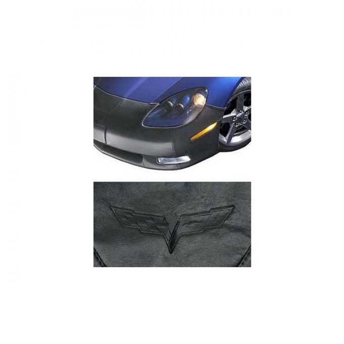 Corvette Nose Mask, Original Factory, With Logo, Without License Plate Opening, 2005-2013