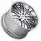 Corvette Wheel, Cray Hawk 20x12" Silver W/Mirror Cut, 2006-2013 Z06 & Grand Sport