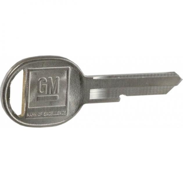 Corvette Door Key, Oval, 1968, 1972, 1976, 1980, 1987-1990 | Corvette Depot
