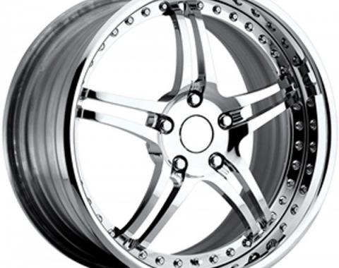 Corvette Wheel Package, Custom Chrome, 19" Front, 20" Rear,1997-2004