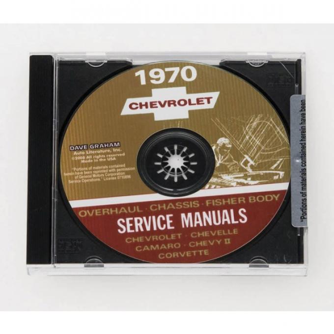 Corvette Service Manual On CD, 1970