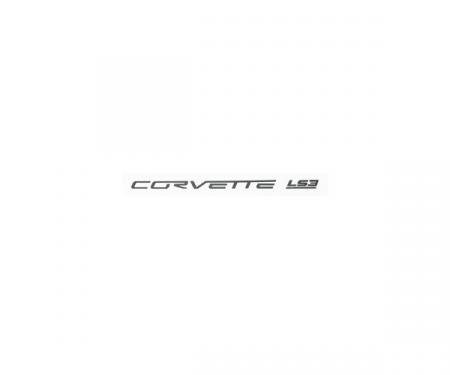 Corvette Fuel Rail Letter Set, LS3, Carbon Fiber, 2008-2013