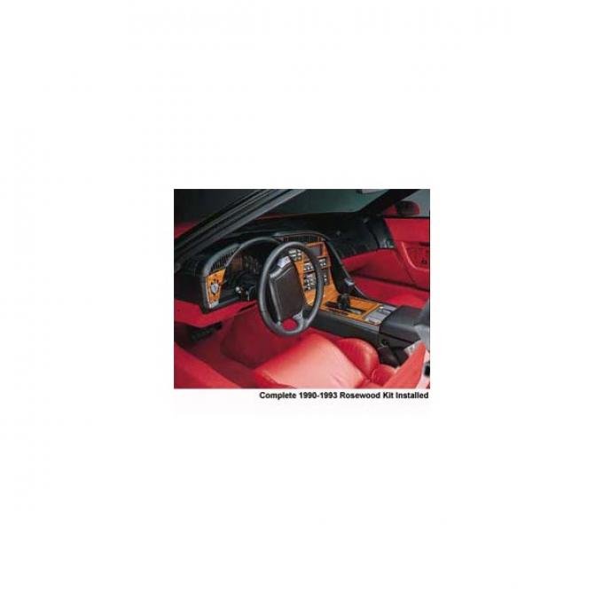 Corvette Rosewood Dash & Trim Set, ZR1, 1992-1993