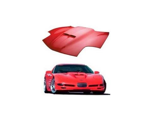 Corvette Fiberglass Hood, RKSport Ram Air, 1997-2004