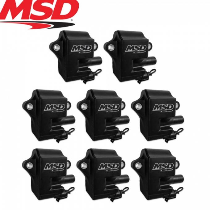 Black Pro Power LS1/LS6 Coils, 8-Pack | MSD 828583 - 1997-04