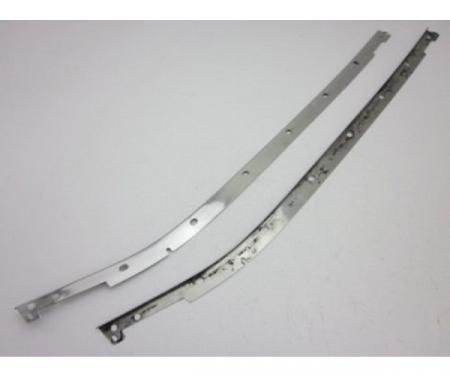 Corvette Side Window Outer Trim Moldings, Pair, Left And Right, 1969-1982