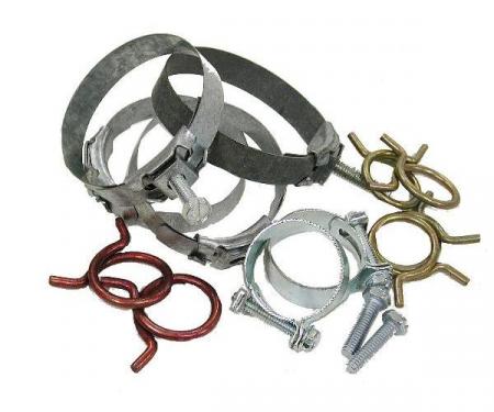 Corvette Radiator/Heater Clamp Kit, For Cars With Air Conditioning, Big Block, 1968Early