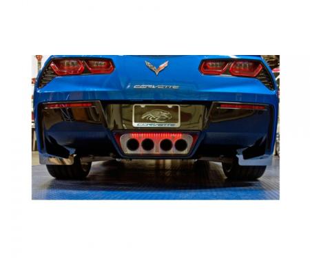 American Car Craft Rear License Plate Frame With "Corvette" Lettering| 25-387125 Corvette Stingray 2014-2017