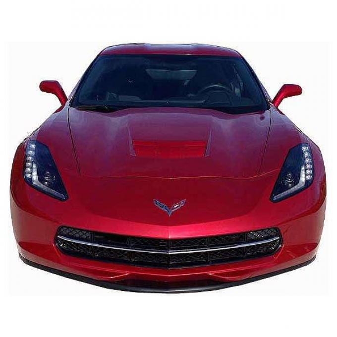 Corvette Stingray Painted Body Color Front Splitter, Stage 1, 2014-2018