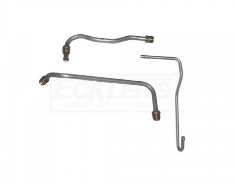 Corvette Fuel Pump Lines To Carburetor, 300 Or 350 HP, One Line, L-48 Or L-82 1970-1976