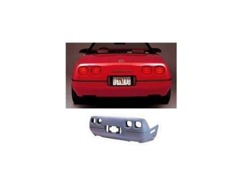 Premier Quality Products, Rear Bumper, ZR1 Style, Flex-Fit| 40817Q Corvette 1984-1990