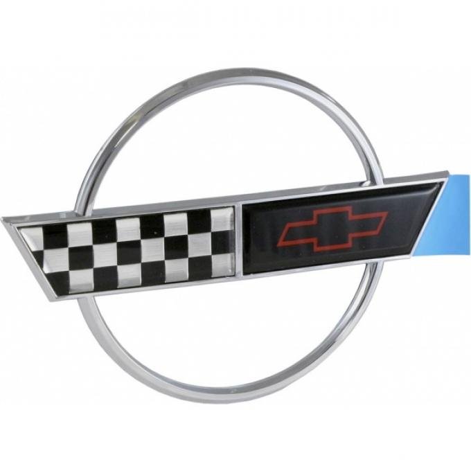 Corvette Gas Door Emblem, 40th Anniversary/Grand Sport, 1993 & 1996