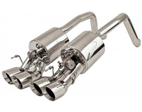 Corvette Exhaust System, B&B, Fusion, Z06/ZR1, With Quad Oval Tips, 2008