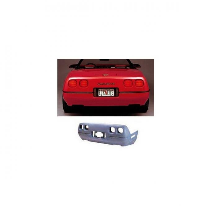 Premier Quality Products, Rear Bumper, ZR1 Style, Flex-Fit| 40817Q Corvette 1984-1990