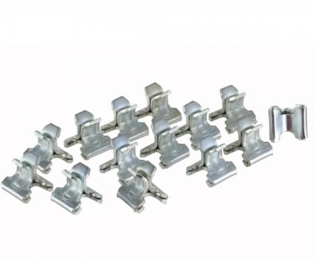 CA 1963-1967 Chevrolet Corvette Dash Pad Clips, 14 Piece Set X2065