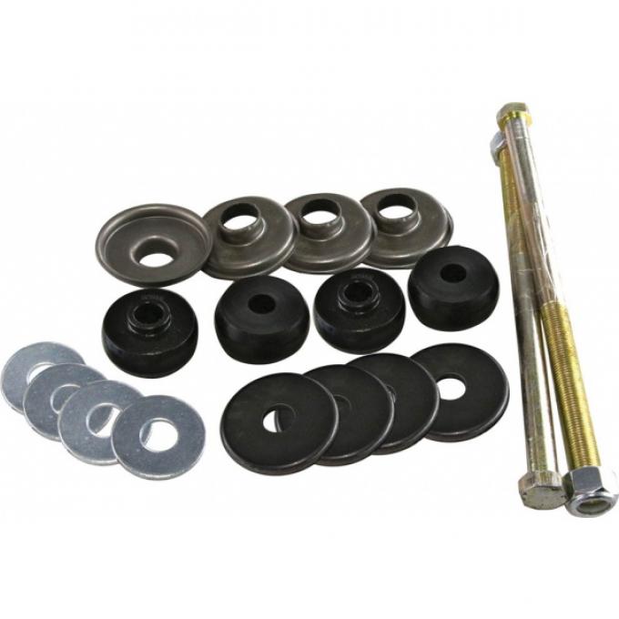 Corvette Leaf Spring Bolt Kit, Rear, Long, 19841996