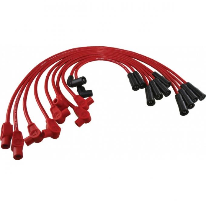 Corvette Spark Plug Wires, LT1 Or LT4, Red, SpiroPro, Taylor, 1992
