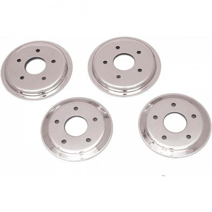 Corvette Brake Rotor Hub Covers, Chrome, 19972004 Corvette Depot