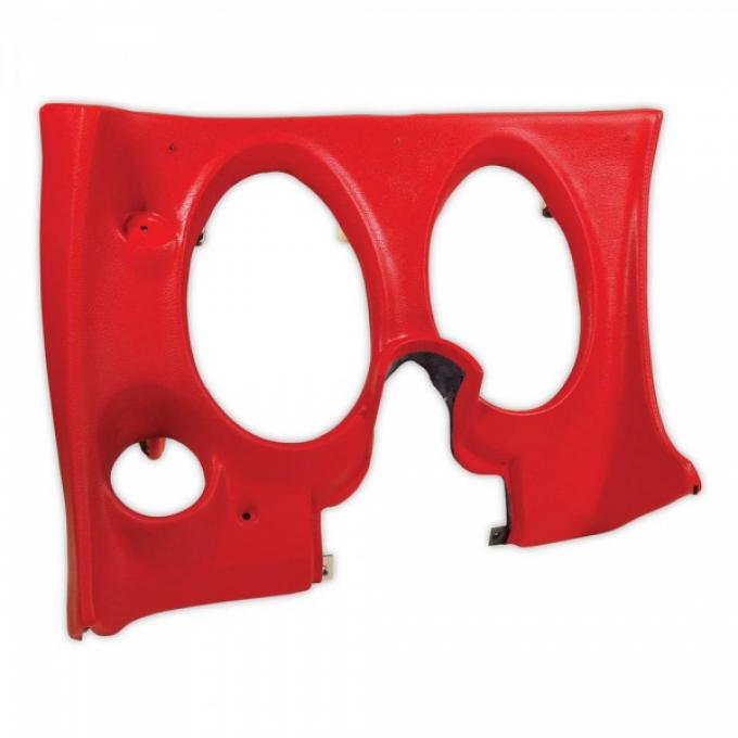 CA 1974-1976 Chevrolet Corvette Dash Pad Lower LH with Air Conditioner