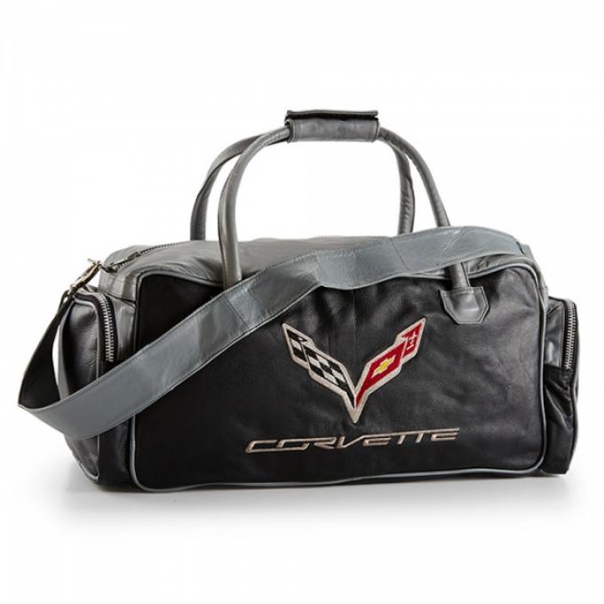 Corvette C7 Duffle Bag - Black/Gray