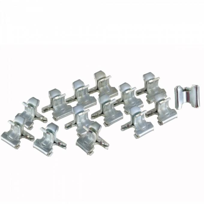 CA 1963-1967 Chevrolet Corvette Dash Pad Clips, 14 Piece Set X2065