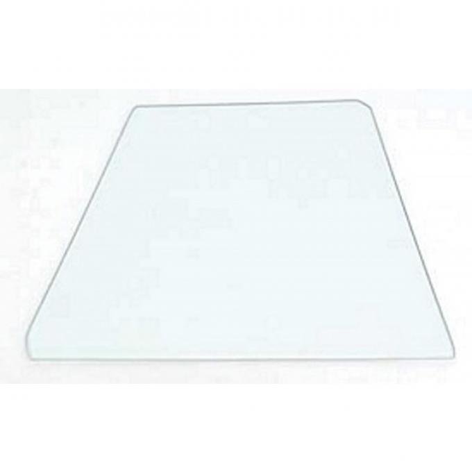 Corvette Door Glass, Non Date-Coded, Convertible, Clear, Right, 1963-1967