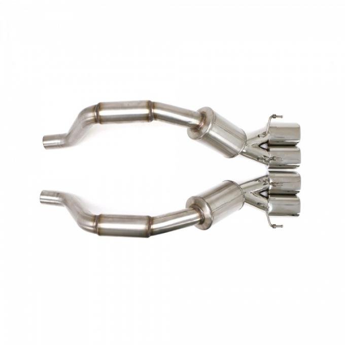 Corvette B&B Exhaust System, C6 Z06/ZR1 Bullet Quad Oval, 2006-2013