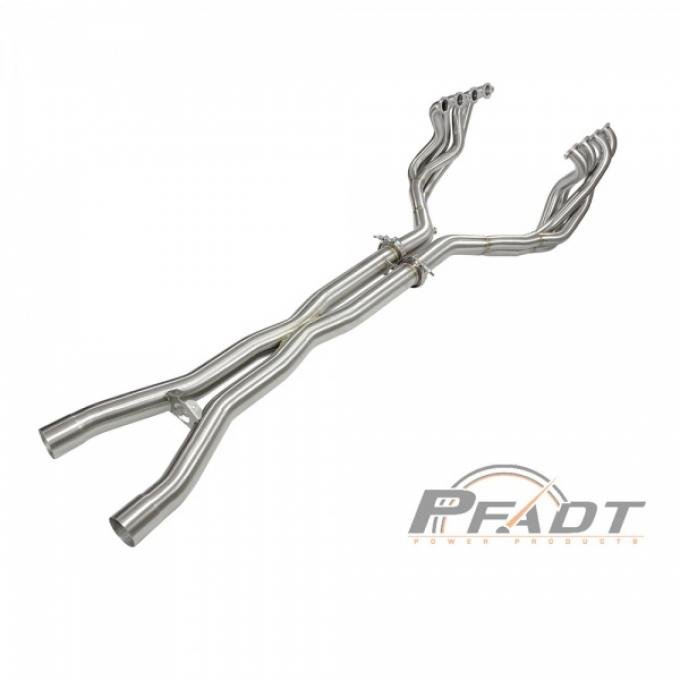 Corvette PFADT Race Tri-Y Long Tube Header & X-Pipe, 2006-2013 Z06 & ZR1
