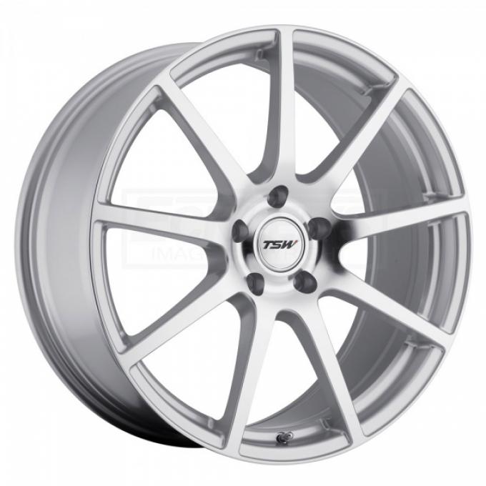 Corvette Wheel, Interlagos, 19x10.5'', Silver, One Piece Wheel, Rear Only, 1984-2017