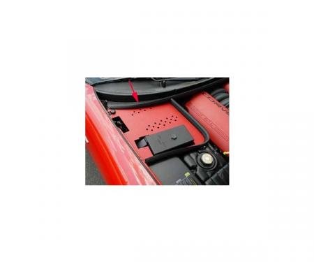 Corvette Battery Den Cover, Red, 1997-2004