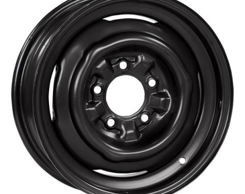 Corvette OE Style Steel Wheel, For Use With Disc Brake Conversion, 15" X 5" With 2-3/4" Backspacing,1953-1962