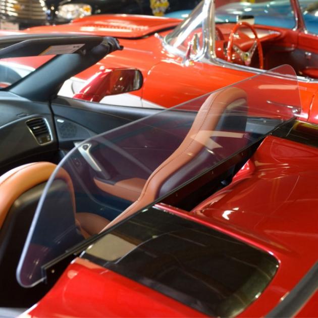 Corvette Convertible Wind Deflector, Frameless, 20142017