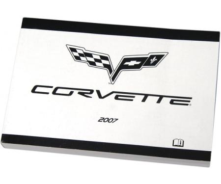 Corvette Owners Manual, 2007