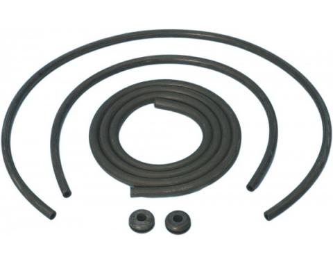 Corvette Windshield Washer Hose Kit, With Air Conditioning,1968