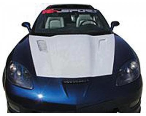Corvette Violator Supercharge Hood, Carbon Fiber, 2005-2013