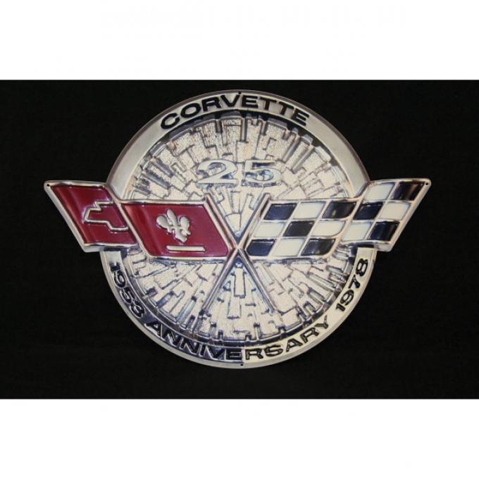 Corvette Metal Sign, 1978