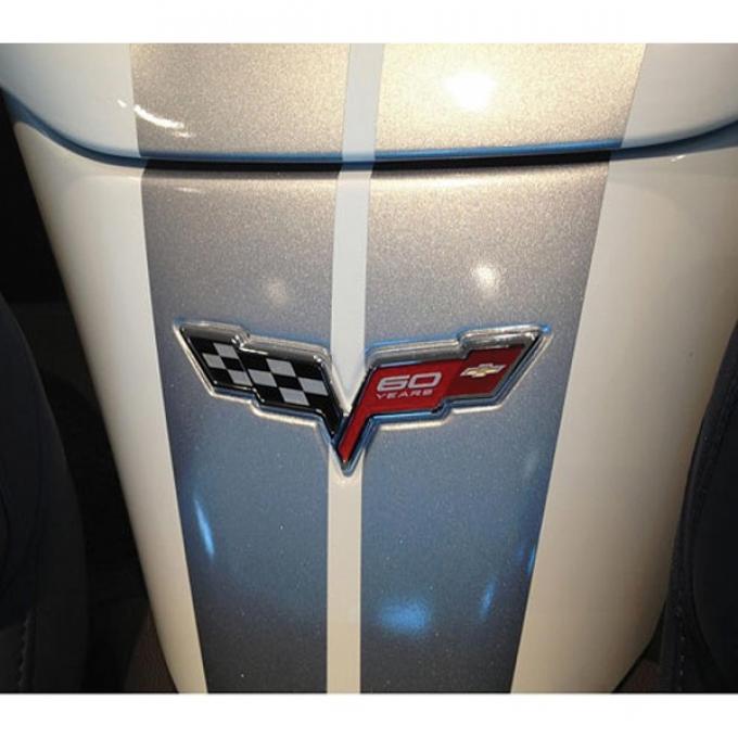 Corvette Waterfall Emblem, 60th Anniversary, 2013
