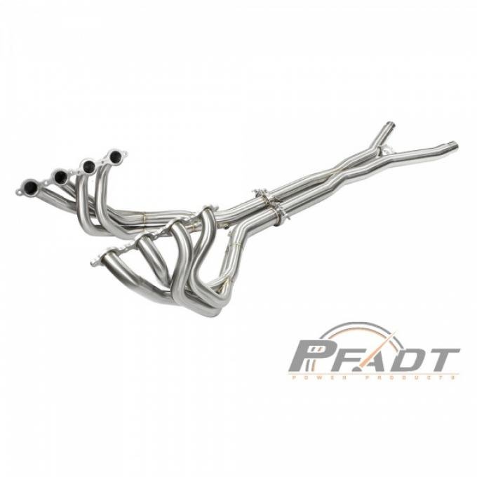 Corvette PFADT Race Tri-Y Long Tube Header & X-Pipe, 2005-2008