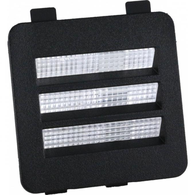 Corvette Courtesy Light Lens & Bezel, Left, 1984-1996