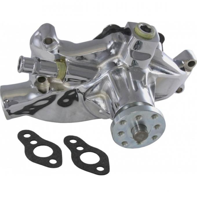 Corvette Water Pump, Small Block Chrome, 1971-1982