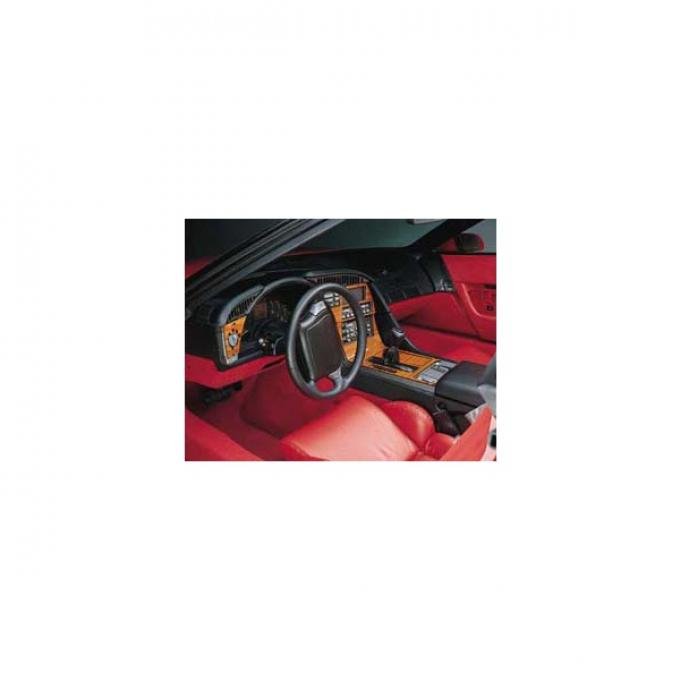 Corvette Dash & Trim Kit, ZR1/LT5, Rosewood, 1990-1991